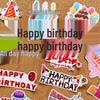 Waterproof Cartoon Birthday Cake Couple Stickers for Children's Growth Album