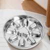 Pet Slow Food Bowl Anti-Slip Design Promotes Slow Feeding Stainless Steel Pet Dog Bowl for Small to Medium Dogs