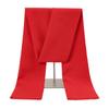 Red scarf autumn and winter thickened imitation cashmere big red scarf women's gift party blessing Chinese red scarf