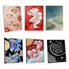 DIY Faux Pearl Painting Kit Castle Sunflower Pattern 3D Imitation Pearl Art Craft Home Wall Decoration Kit