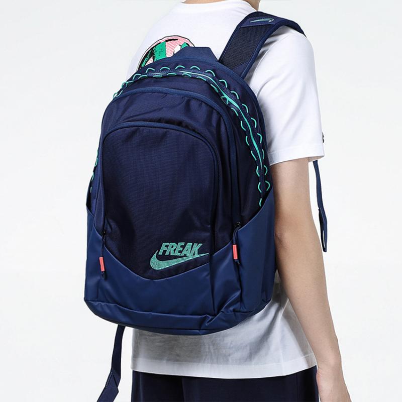 Nike Fabric Backpack Regular Unisex Blue Casual DA9865-492