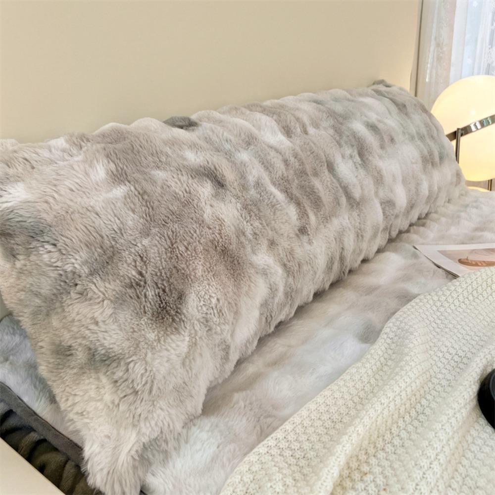 Soft Winter Pillow Cover Extended Double People Pillow Comfortable Plush Long Pillowcase Bedroom