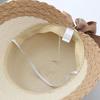 Elegant Women's Summer Sun Hat with Bowknot - Wide Brim, UV Protection Straw Beach Cap