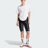 Adidas X Stella McCartney Sportswear T-shirt à ourlet incurvé Femme Hauts Blanc IT8271