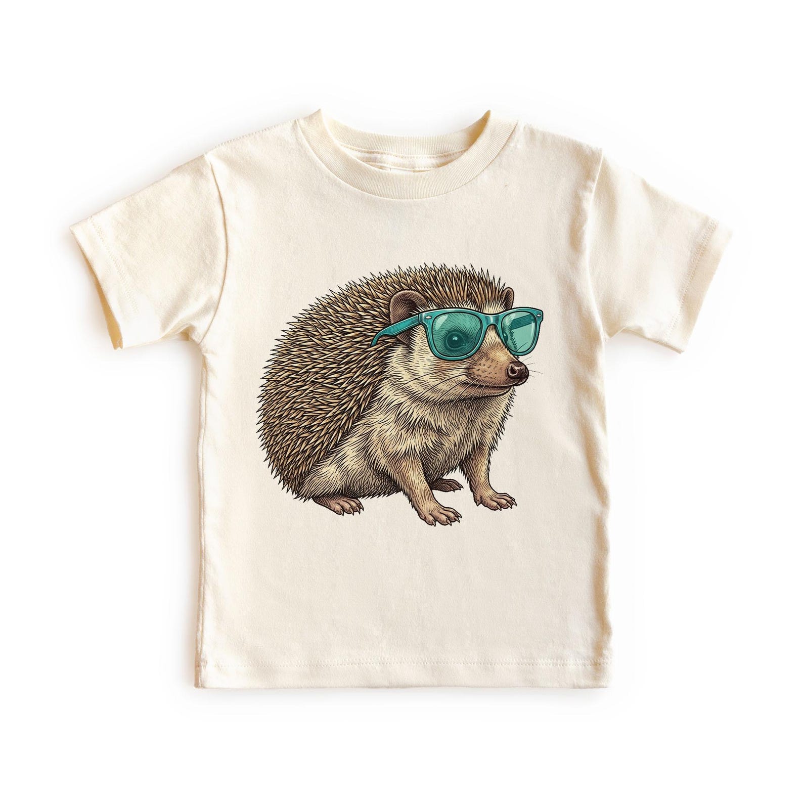 Summer Hedgehog Wearing Sunglasses Woodland Creatures Unisex, Adult, Youth T-Shirt 140