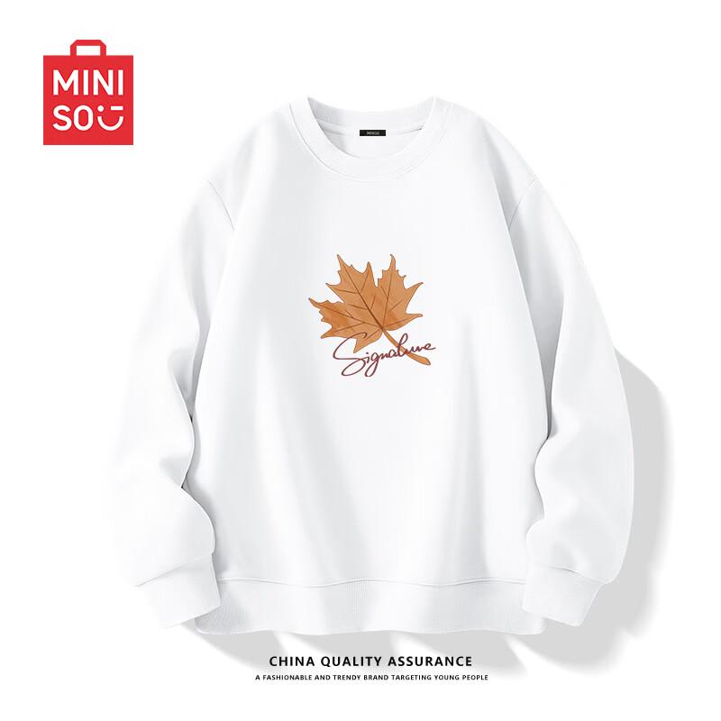 MINISO Men's Loose-Fit Crew Neck Sweatshirt