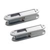 Pack Of 2 Heavy Duty Cabinet Hinges Galvanized Steel Door Hardware Heavy Load for Interior Wooden Frames & Metal Boxes