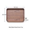 black walnut single layer 36.5x26.5x4.8cm