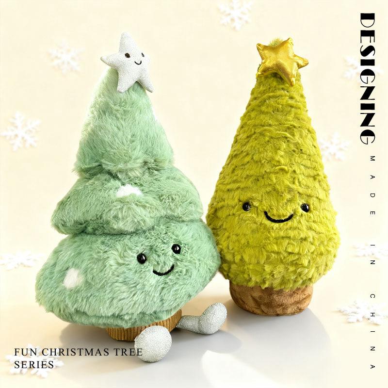 Christmas Tree Plush Toy Star Small Tree Pillow Christmas Decoration Corporate Event Gift Soft Cushion
