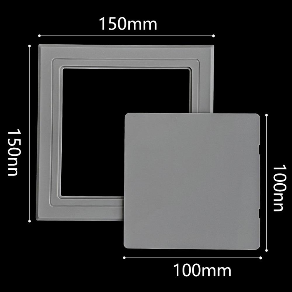 Inspectiepoort Zelfklevend Toegangspaneel Deur Wit Kunststof Inspectiegat Verwijderbaar Scharnierende Toegangsluik Deuren Wand Plafond