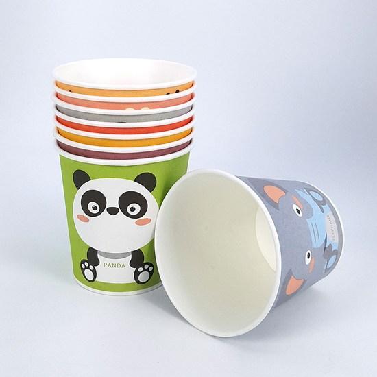 Easy& Animal Character Paper Cups 184ml Randomly Sent, 4, a popular character in Korea