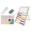 Educational Wooden Abacus Counting Toy Double Sided Magnetic Writing Drawing Board Abacus Math Learning Toy for Kids