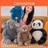 Brown Elephant Bear Cartoon Dinosaur Plush Toys Dolls Children Gifts Birthday