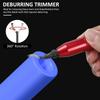 Deburring Tool with 10 Steel Blades Alloy Burr Removal Tool Deburring Tool for Metal, Resin, Copper, PVC Pipes, 3D Printed Edges