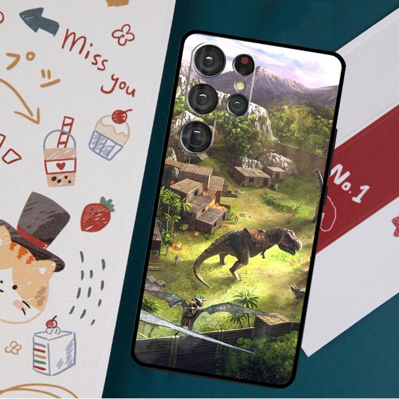 Чехол Game ARK Survival Evolved для Samsung Galaxy S23 S21 S22 Ultra Plus S20 FE Note 20 Note 10 S8 S9 S10 Plus Galaxy S8 Plus