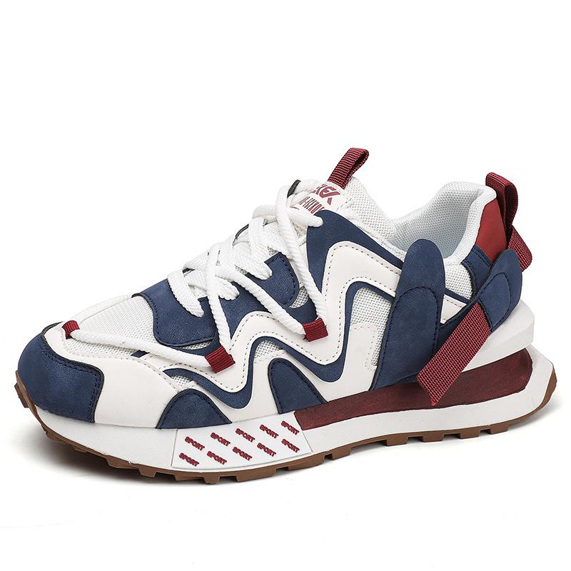 

Summer trend Korean version of low-top trend mesh shoes men s lace-up casual sports shoes outdoor dad shoes large size 39