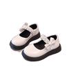 Girls Leather Shoes Black 2025 Autumn New Single Shoes Small Leather Shoes British Performance Girls Soft Sole Children Princess Shoes