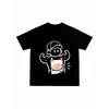 Men's Cute Cartoon Printed Cotton Short-sleeved Fashion Top Versatile Comfortable T-Shirts Men’s