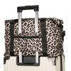 Large Capacity Women's Sports Fitness Bag Leopard Print Design Weekender Overnight Bag Portable Business Travel Bag