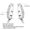 Gica Gema New Jewelry S925 Sterling Silve Personalized Classic Stud Earrings For Women Fine High Grade Jewelry Gift To Valentine's