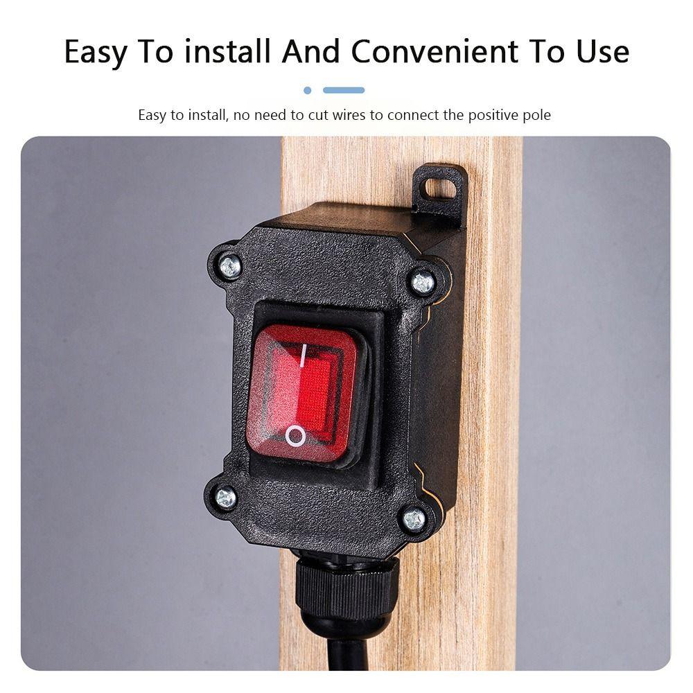 12V Power Cut Off Switch Waterproof Car Battery Switch Durable Battery Disconnect Switch Boat