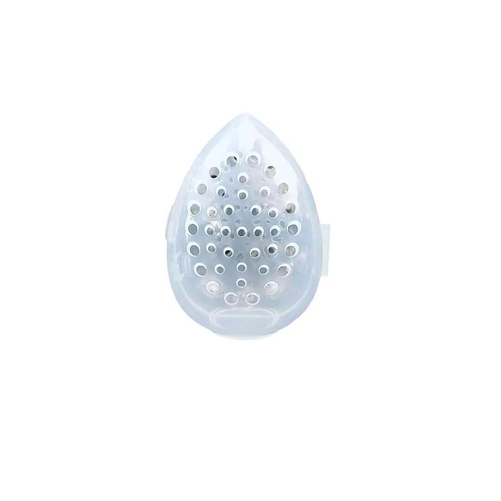 Portable breathable puff box, beauty egg storage, perforated breathable shell, travel and vacation supplies