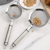 Stainless Steel Frosting Filter Ergonomic Handle Kitchen Colander Food Strainer  Soy Milk