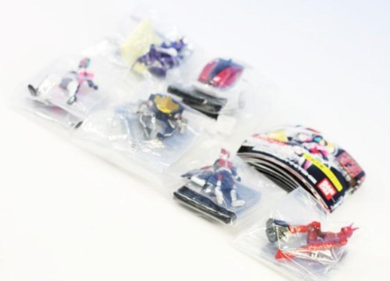 Special Effects 100 Views Zero Type Modeling Kamen Rider Special Effects World Movie Figure Gacha Bandai (Set of 6)