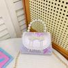 Handbag Fashionable Childrens Featuring Delightful Bow And Chic Details Pearl
