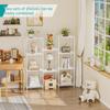 5 Shelves Storage Shelf Wire Closet Bathroom Organizers Metal Pantry Kitchen Small Garage Shelving Unit Laundry Room Organizati