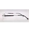 RSINC Oprawka bezramkowa/okulary/okulary korekcyjne, Optyczne, Metal i plastik Dla mężczyzn i kobiet, Gun Black 224810 54-18-140 | IB 21 | N1 Titex