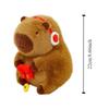 New Year Style Simulation Capybara Toy Soft Stuffed Capybara Doll  Christmas Toy