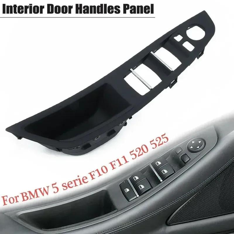 Door Switch Panel For BMW F10 F11 535i 528i Front Left Door Glass Control Switch Panel Trim Black Window Relay Plate