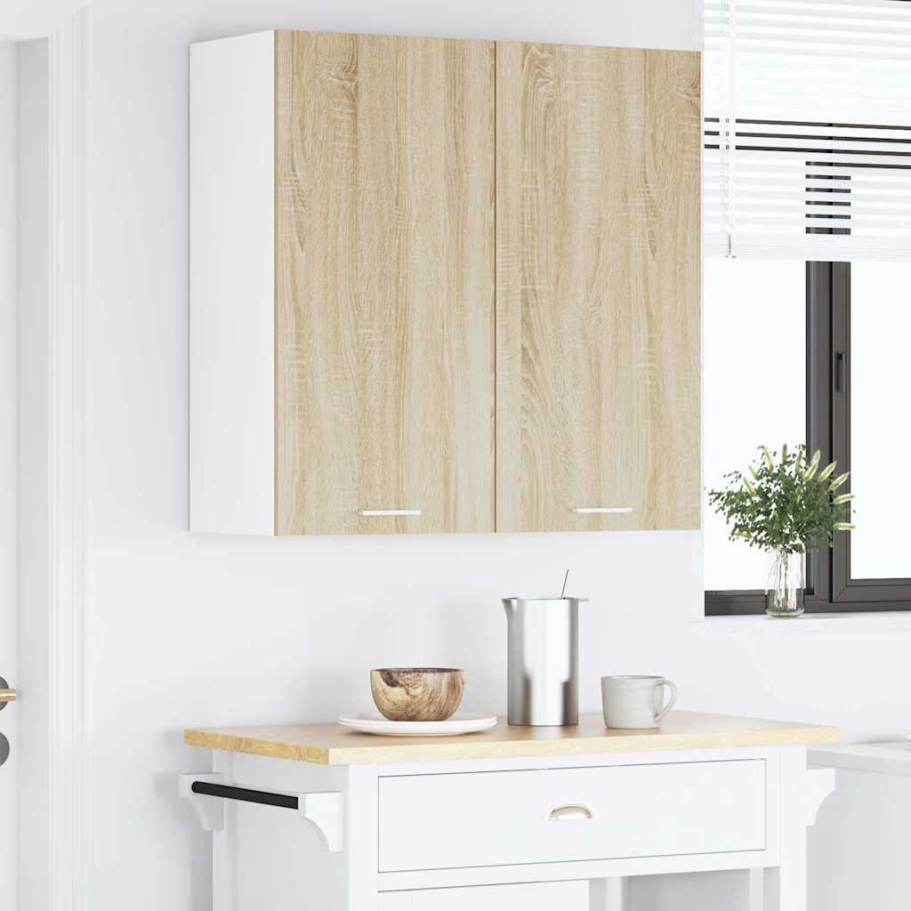 vidaXL Hängeschrank Sonoma-Eiche 80 x 31 x 80 cm Holzwerkstoff