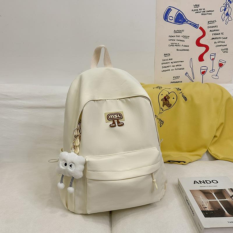 Japanese Temperament Wind Cute Fashion Girl Backpack New Lightweight Leisure Backpack Schoolbag for Junior and Senior High School Students