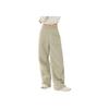 Li Ning Sports Lifestyle Series Brand Logo Embroidered Casual Pants Women Bottoms AYKV896-2