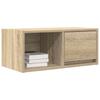 TV Cabinet in Sonoma Oak 60 x 31 x 25.5 cm Particleboard