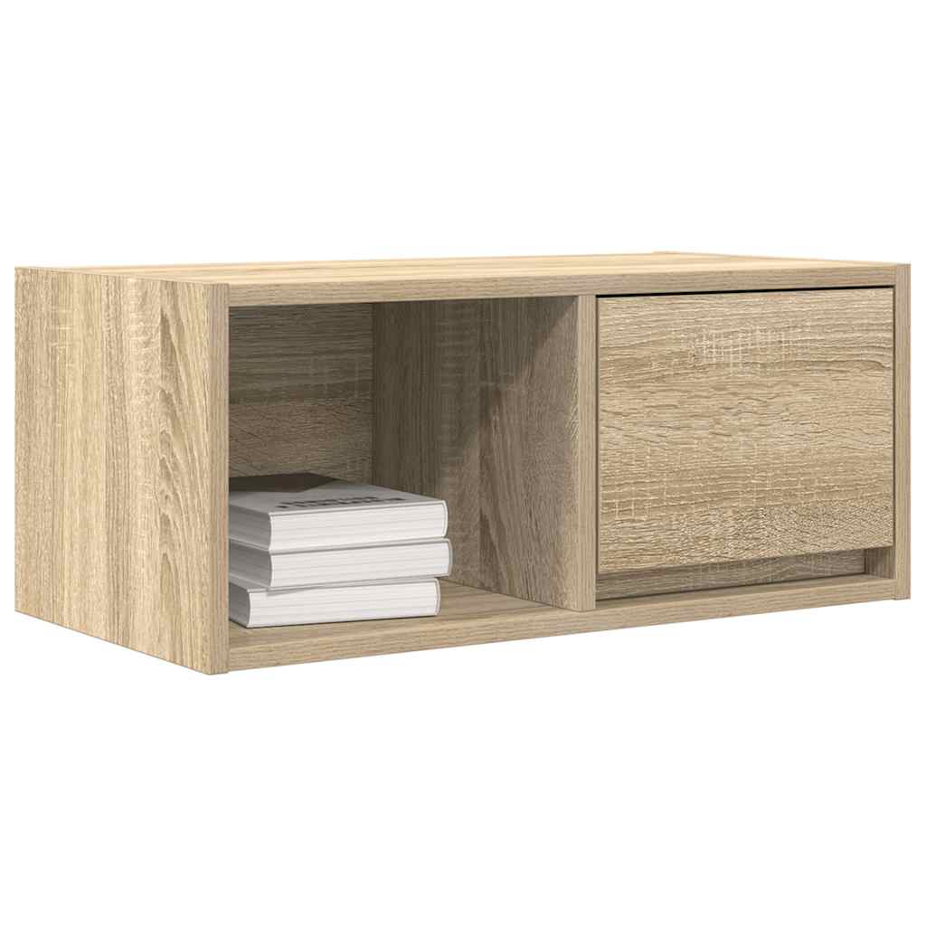 TV Cabinet in Sonoma Oak 60 x 31 x 25.5 cm Particleboard