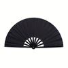 10 Inch Kung Fu Fan Folding Fan Martial Arts Double Sided Plastic Chinese Sound Fan Fitness Dance Classic Kung Fu Fan