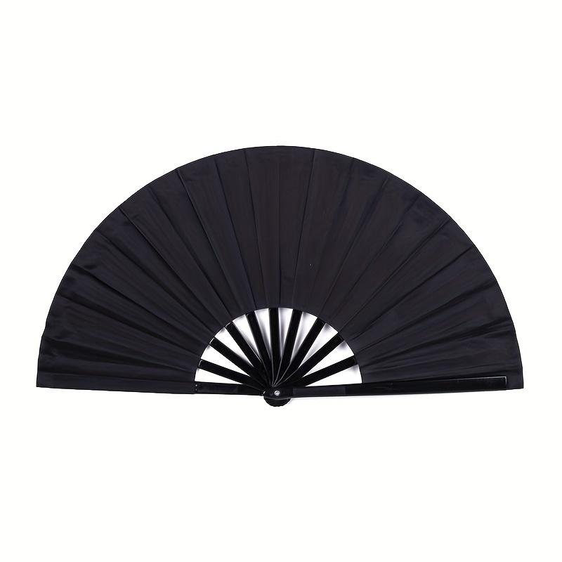 10 Inch Kung Fu Fan Folding Fan Martial Arts Double Sided Plastic Chinese Sound Fan Fitness Dance Classic Kung Fu Fan