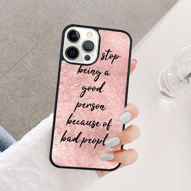 Famous Motivational Life Quote Phone Case Cover For iPhone 17 Air 16 15 14 13 12 Pro Max 11 Pro Max Plus Coque