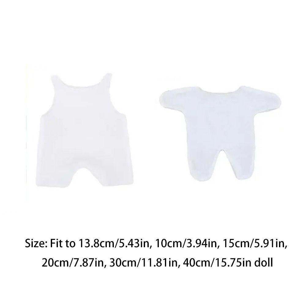 Soft Sleeveless Doll Backing Shirt Fleshcolor Sleeved Doll Bottoming Shirt Cotton Stuffed Doll