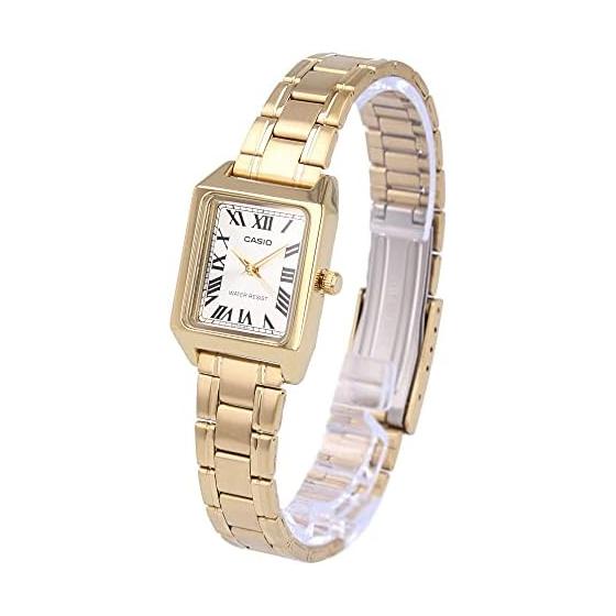 CASIO Casio Casio Стандартные часы Женские Аналоговые Квадратные Металлические Золотые LTP-V007G-9B [Параллельный импорт]