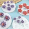 Cherry Blossom Peach Blossom Flower Silicone Mold Diy Handmade Fondant Cake Baking Chocolate Sugar Cake Tool Resin Clay Making