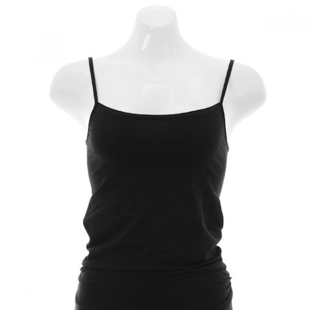 Barbara Organic Cotton Strap Tank Black Glg2515 Bk 85