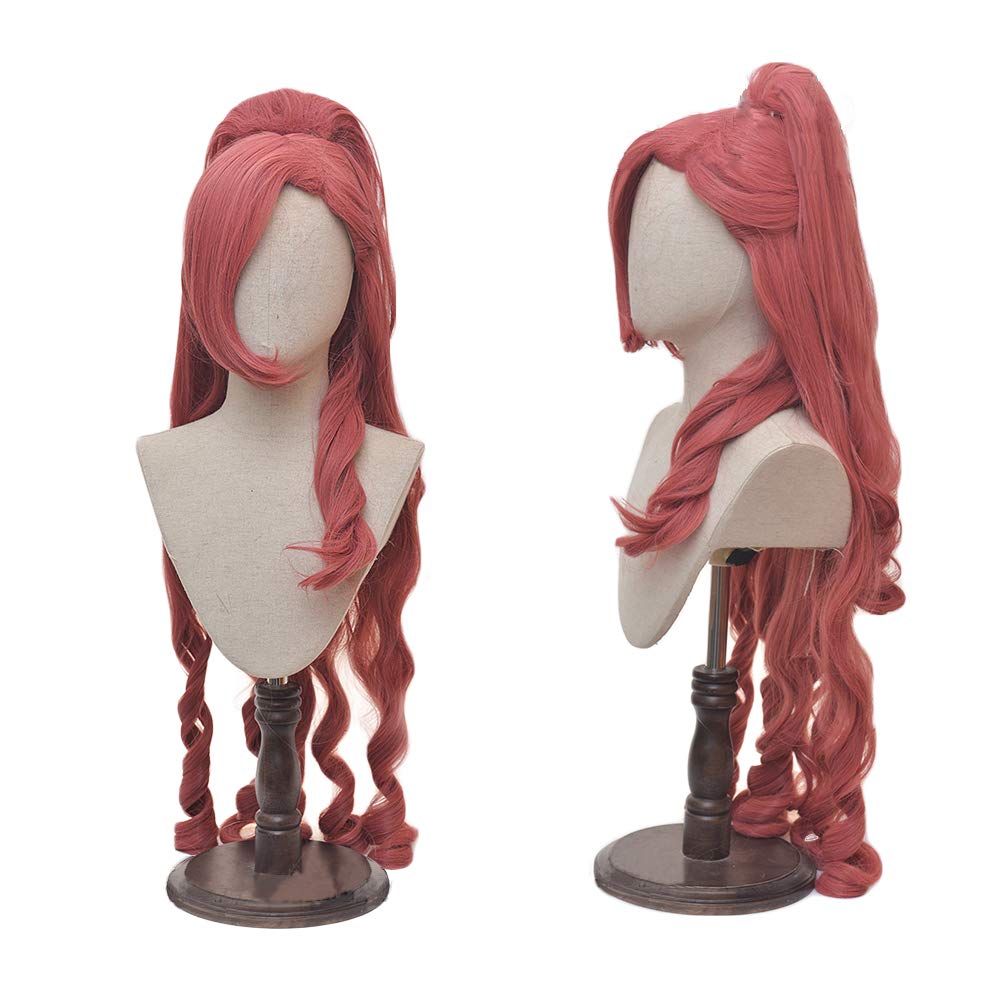 

Термостойкий косплей-парик, цвет Второй замок , длинные кудрявые волосы с пучком, для косплея, Хэллоуина и вечеринок + 2 бонусных предмета