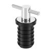 Rubber Boat Drain Plug 3 4in Ergonomic T Handle Excellent Sealing Scupper Plug For Boats Yachts RVs