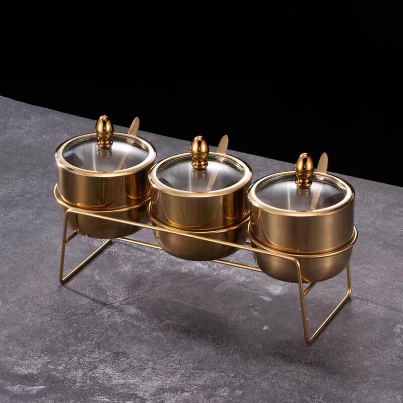 Mailang 304 Stainless Steel Seasoning Jar Set