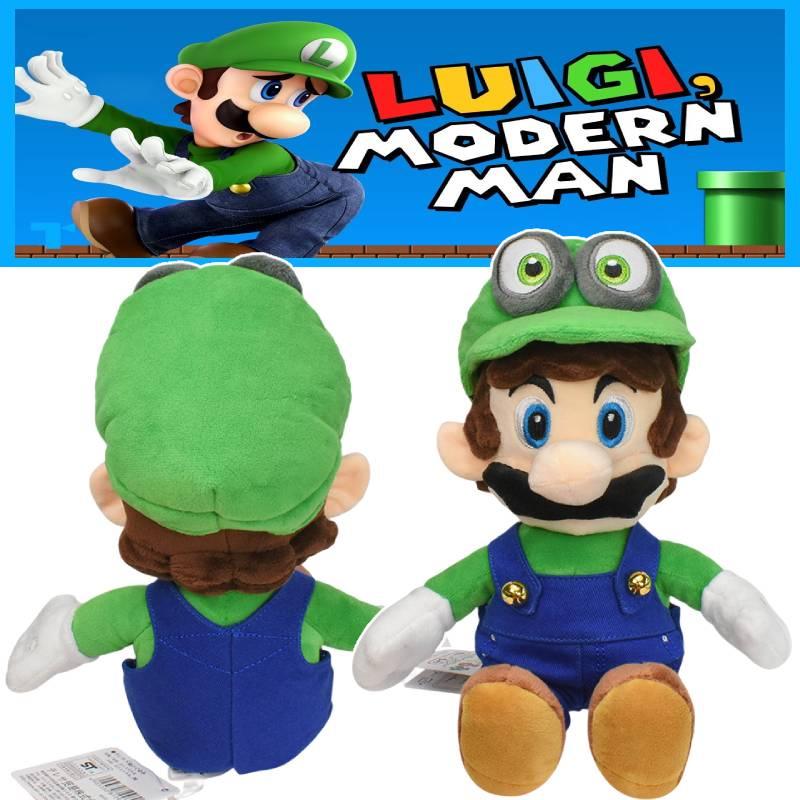 Super Mario Plush Toy Soft And Cuddly Luigi Stuffed Animal For Kids And Collectors 19x16x21cm