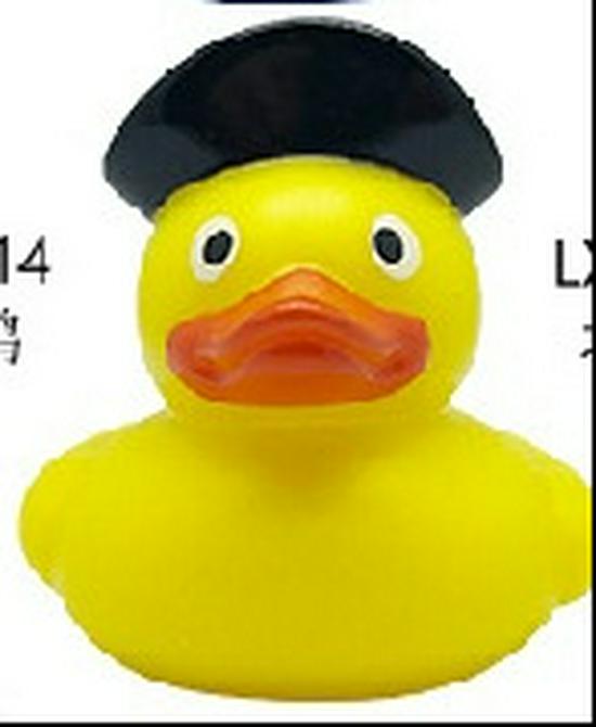 Silicone Little Yellow Duck Bath Toy - American Duck Figurine & Ornament for Children